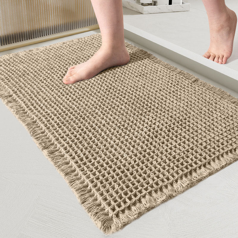 Tapis de Bain Antidérapant Nid d'Abeille - Séchage Rapide