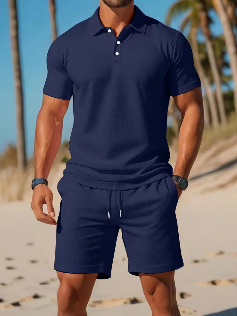 Ensemble Homme Polo et Short Léger d'Été