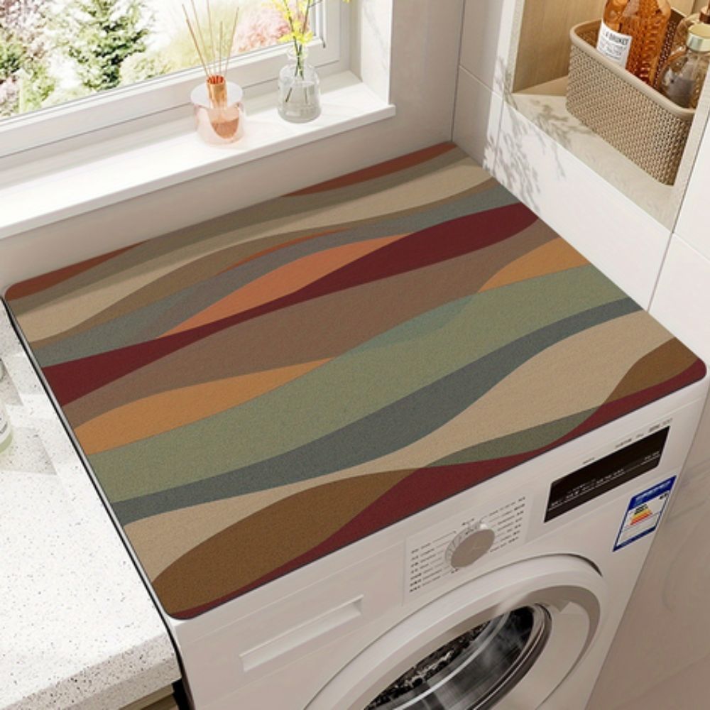 Microfiber appliance mats – Bohemian style, dust and stain protection for the kitchen or home