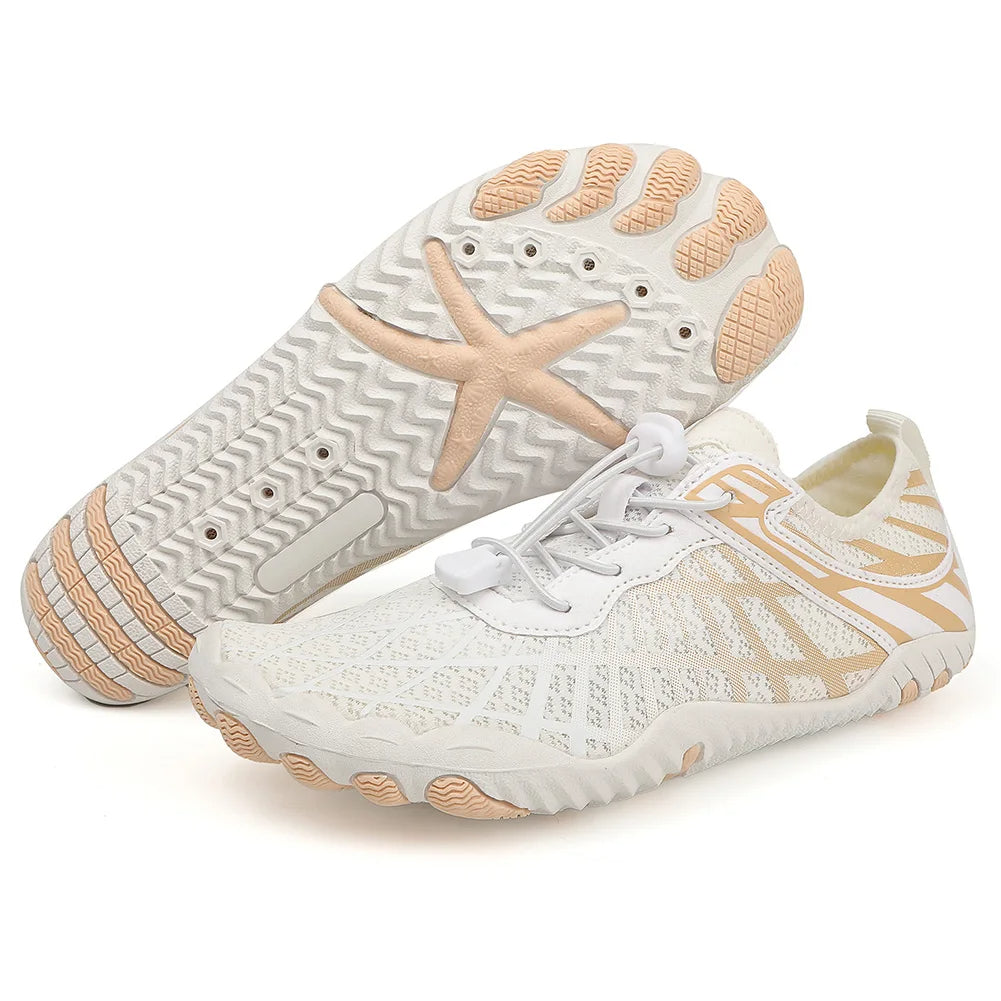 Chaussures Aquatiques Unisexes Semelle Antidérapante en Mesh Séchage Rapide