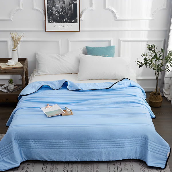 Zomerdekbed – van bamboelinnen en polyester, licht en ademend voor warme nachten in de slaapkamer