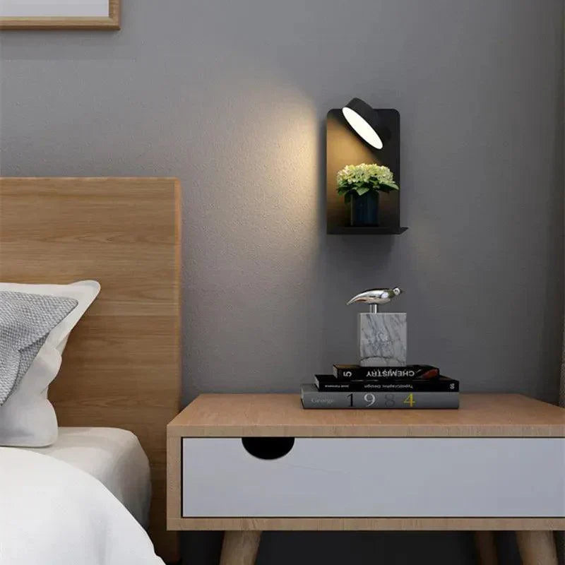 Lampe multifonctionnelle avec station de charge – Noire, design moderne pour salon ou chambre