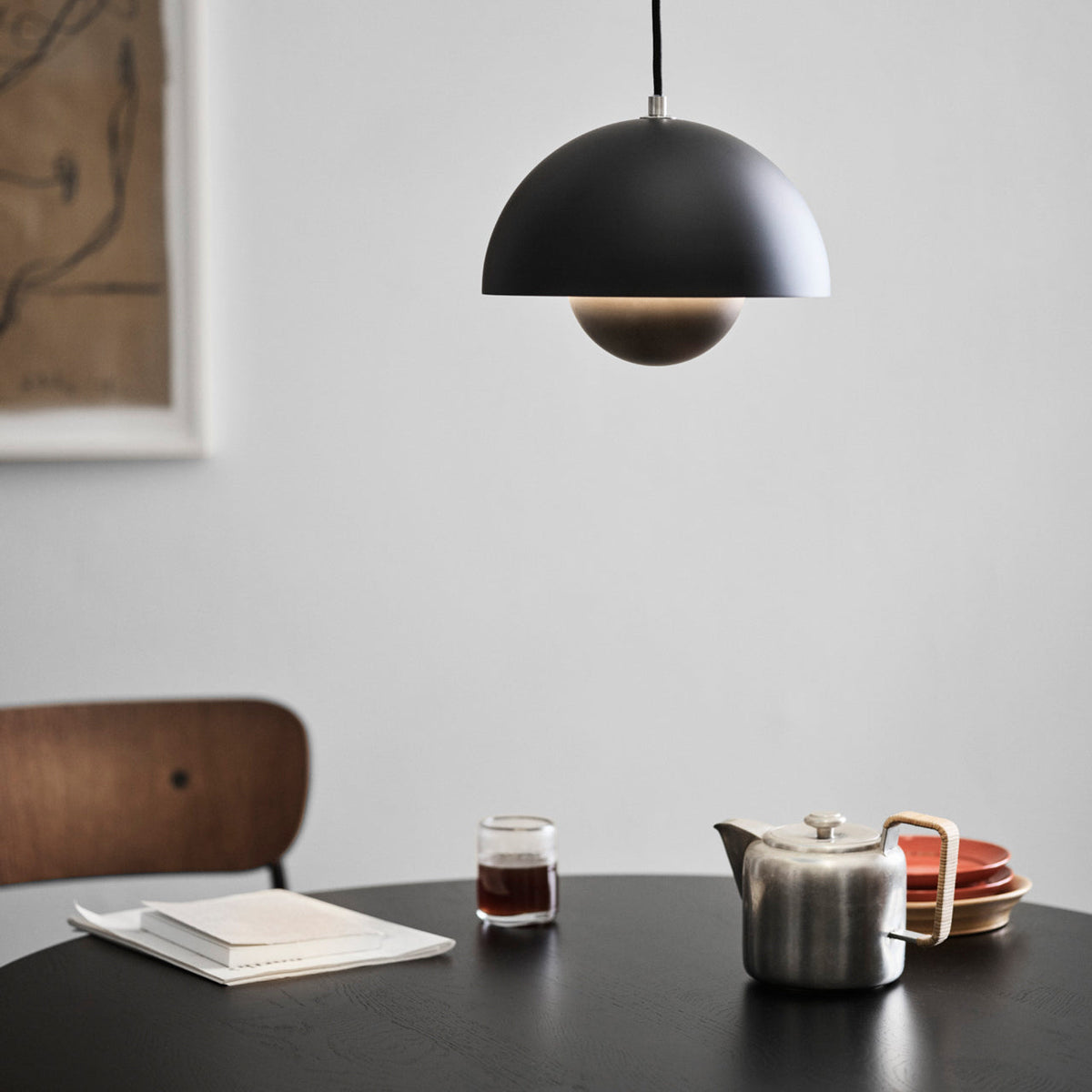 Plafonnier en Fer Design Nature, Lumière Blanc Chaud