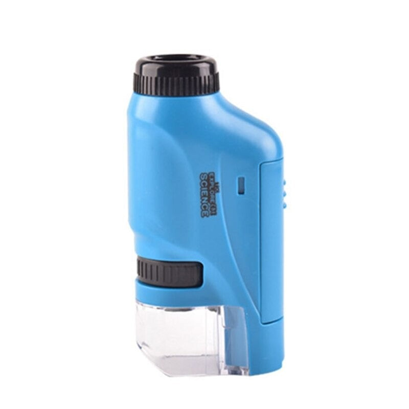 Microscope de Poche Enfant avec Éclairage LED - Grossissement 120x