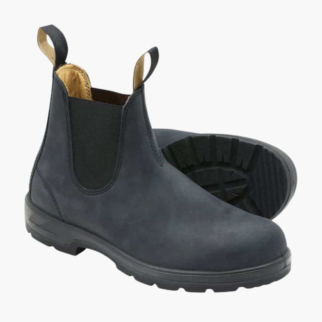 Bottes Chelsea Homme à Empiècements Élastiques