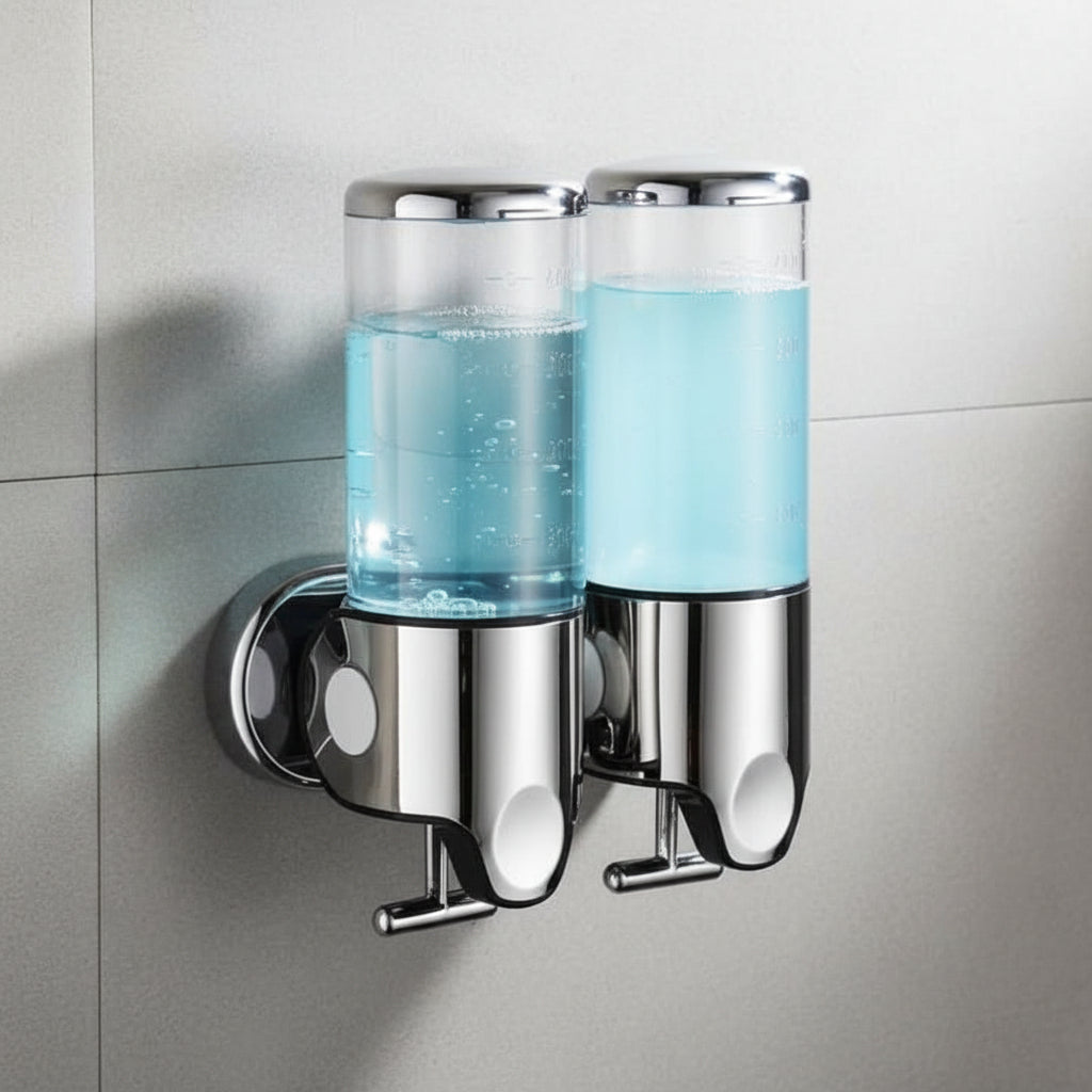CLEANMOUNT – Hochwertiger, wandmontierter Seifenspender mit elegantem Edelstahl-Design 10
