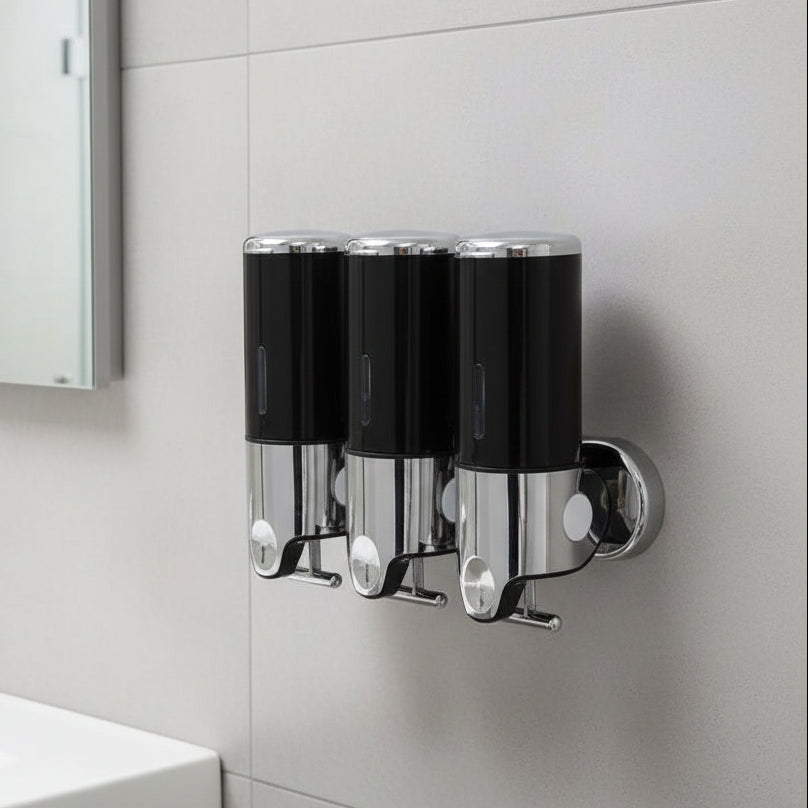 CLEANMOUNT – Hochwertiger, wandmontierter Seifenspender mit elegantem Edelstahl-Design 15