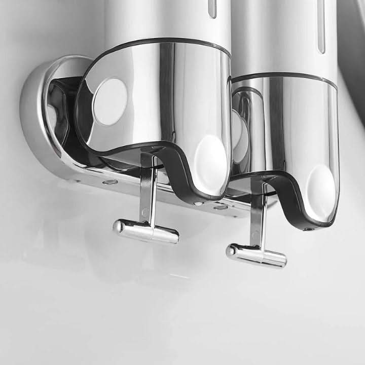 CLEANMOUNT – Hochwertiger, wandmontierter Seifenspender mit elegantem Edelstahl-Design 6