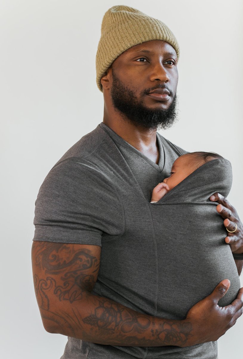 Baby Carrier T-Shirt – Black, Gray, or Army Green: Functional and Stylish for Active Parents