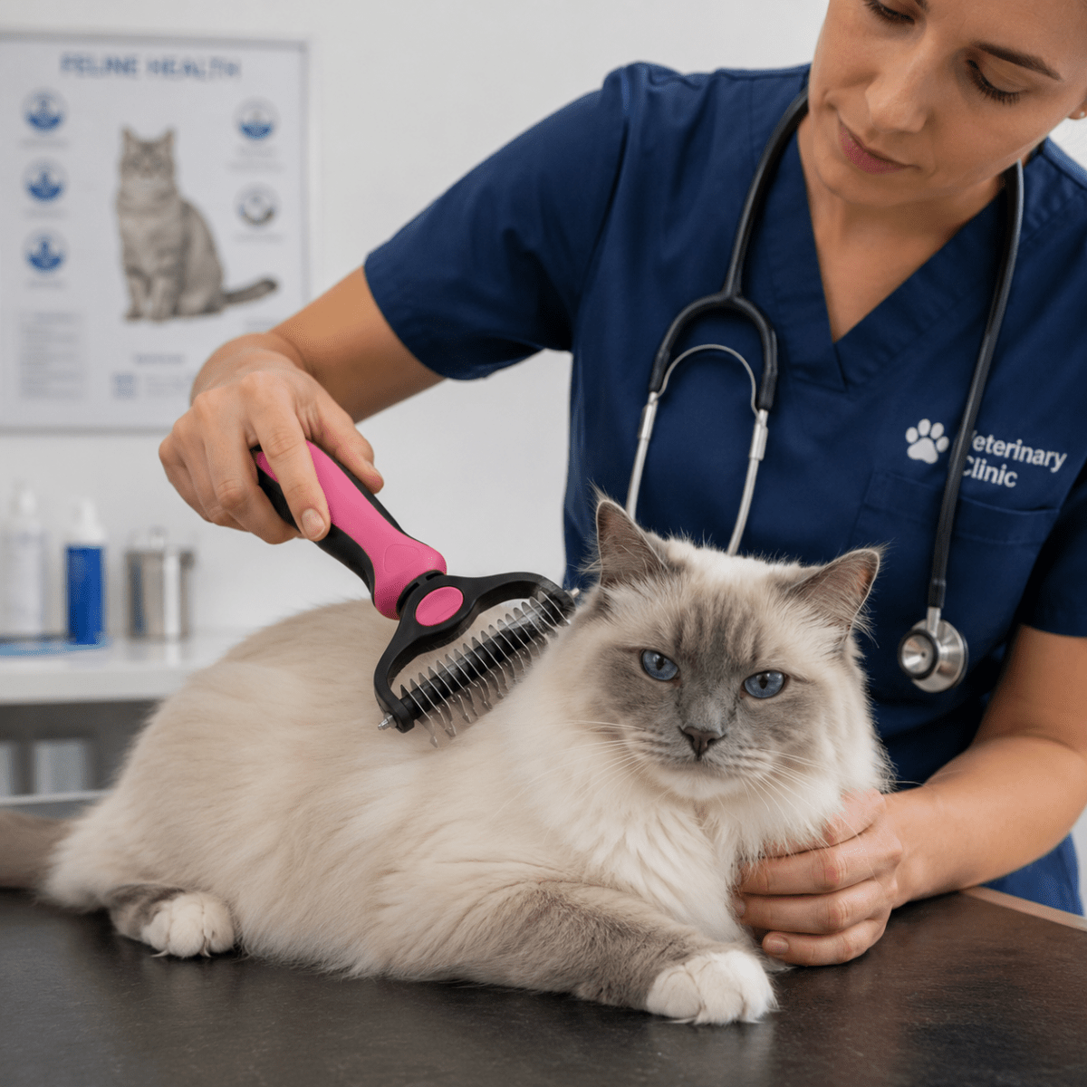 Dog and Cat Brush – Durable, Ergonomic Design for Daily Grooming and Shed Control