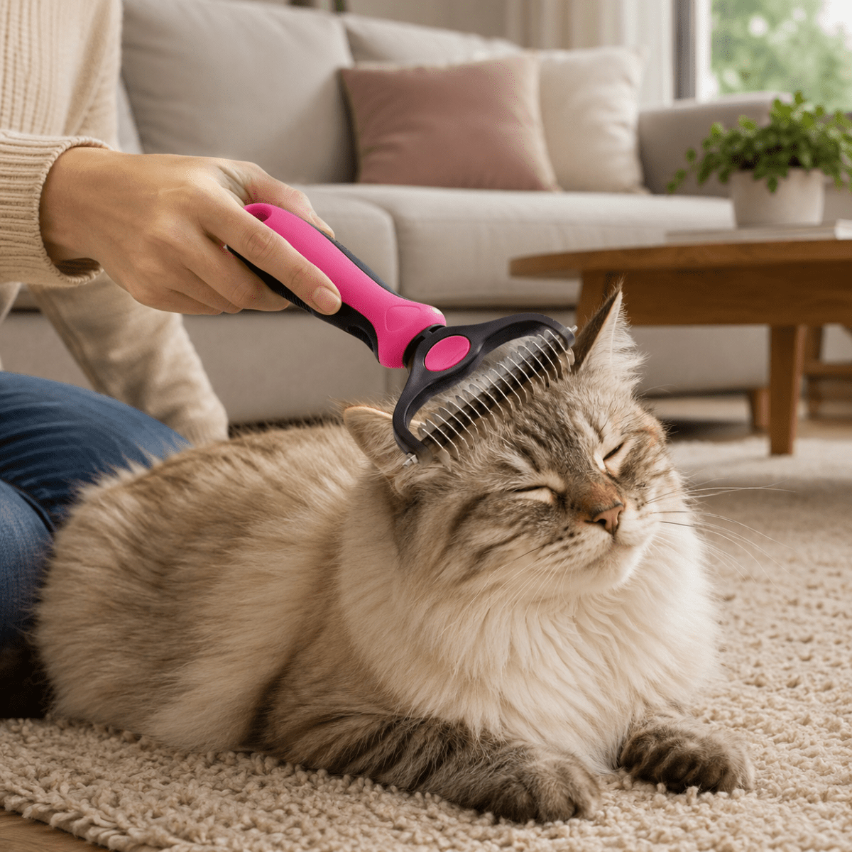Dog and Cat Brush – Durable, Ergonomic Design for Daily Grooming and Shed Control