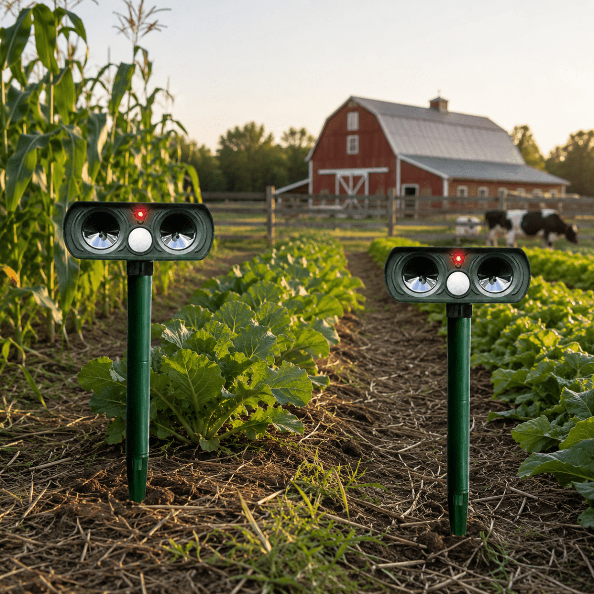 Solar-Powered Detailed Repeller – Motion Sensor, Weather-Resistant for Gardens and Green Spaces