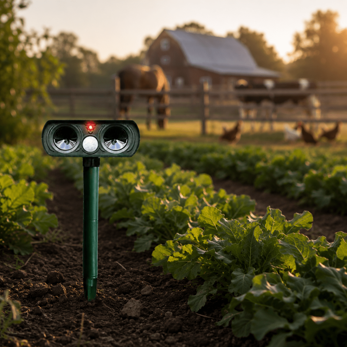 Solar-Powered Detailed Repeller – Motion Sensor, Weather-Resistant for Gardens and Green Spaces