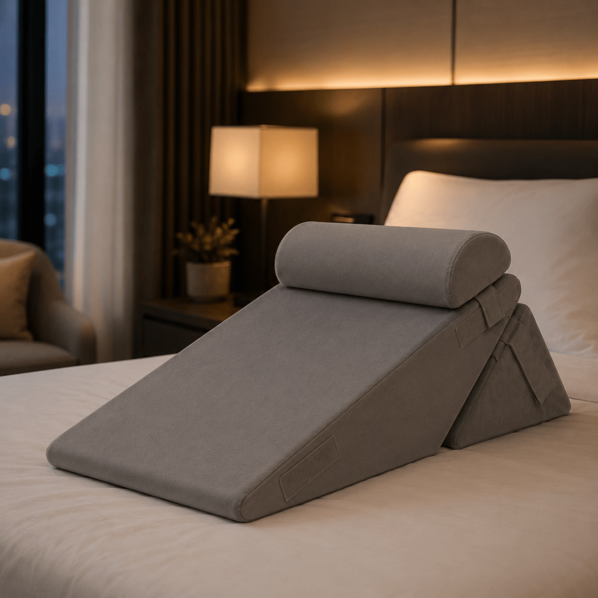 Adjustable Bed Pillow – High-Quality, Soft, and Supportive Foam for the Bedroom or Reading Nook