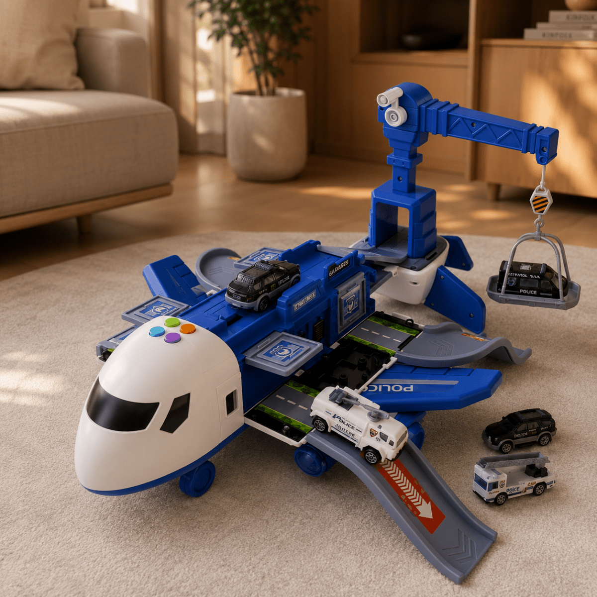 Avion Jouet Enfant en Plastique Résistant - 32 cm