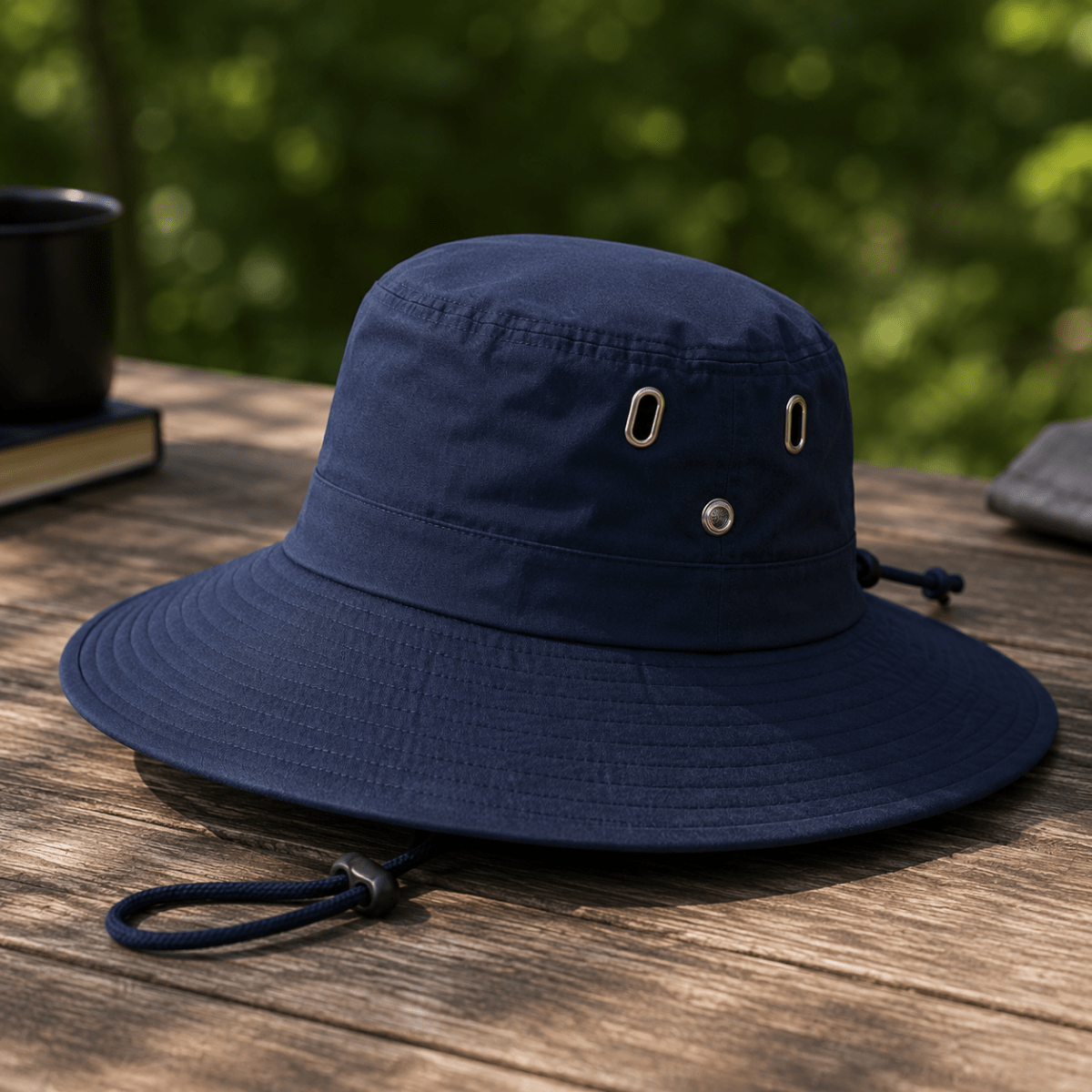 UV-Protective Adventure Hat – Lightweight, Breathable Material for Outdoor Activities Such as Hiking and Camping