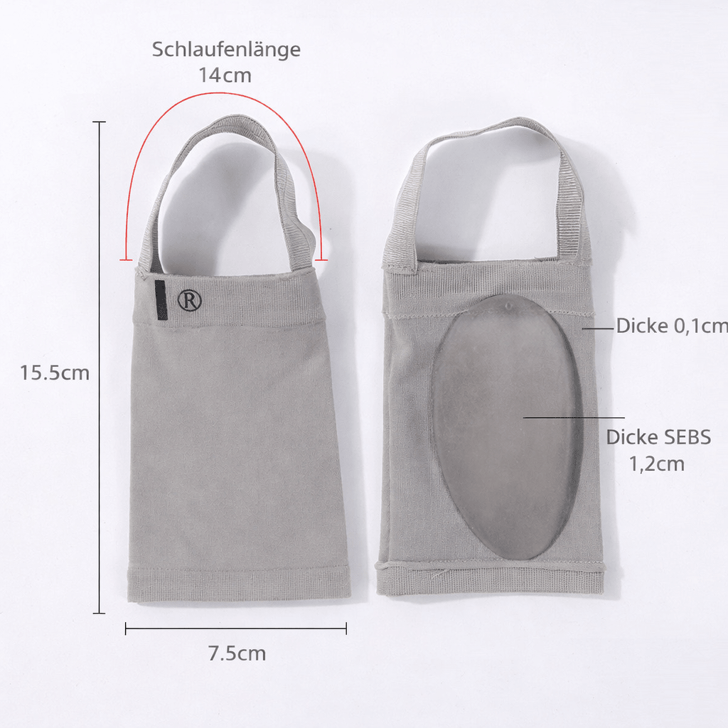 Semelles Orthopédiques en Gel de Silicone avec Soutien de la Voûte Plantaire