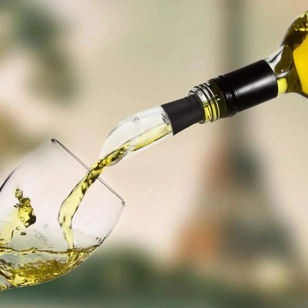 Refroidisseur de Vin – Tige Refroidissante 3-en-1 pour une Température Parfaite et Aération pour Dîner ou Occasions Festives