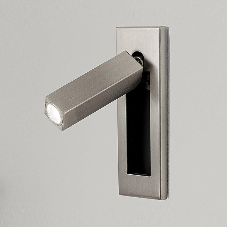 Applique Murale LED Encastrée pour Chevet - Métal