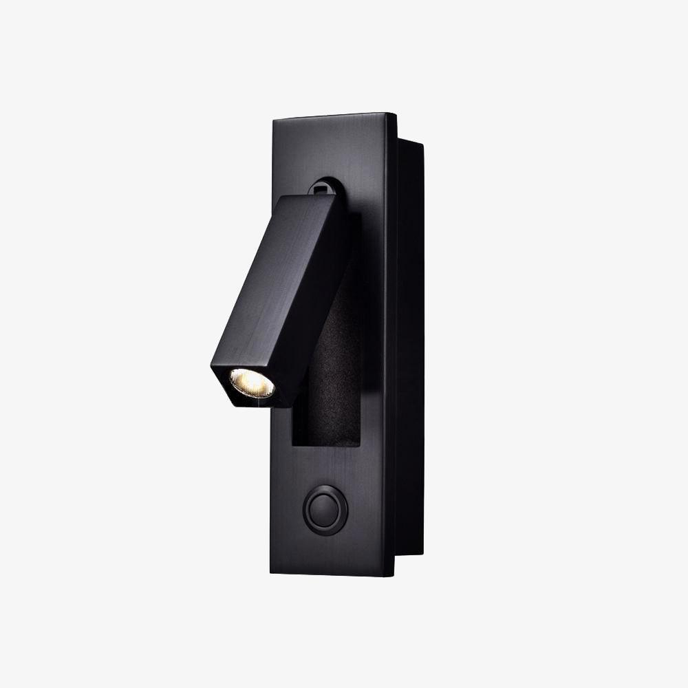 Applique Murale LED Encastrée pour Chevet - Métal