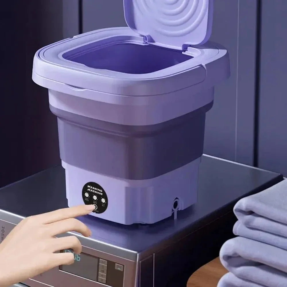 Faltbare Waschmaschine 8L – Tragbare Mini-Wascheinheit für Unterwäsche kaufen 1