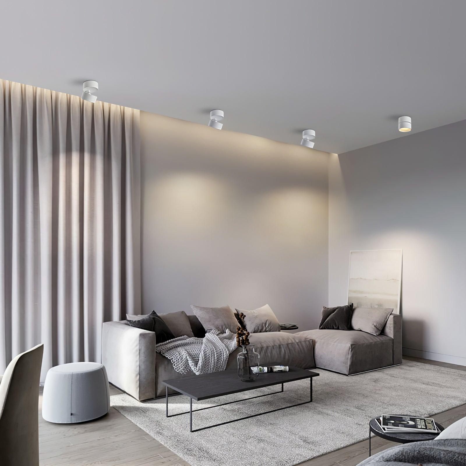 Spot LED Orientable de Plafond Design Scandinave Minimaliste