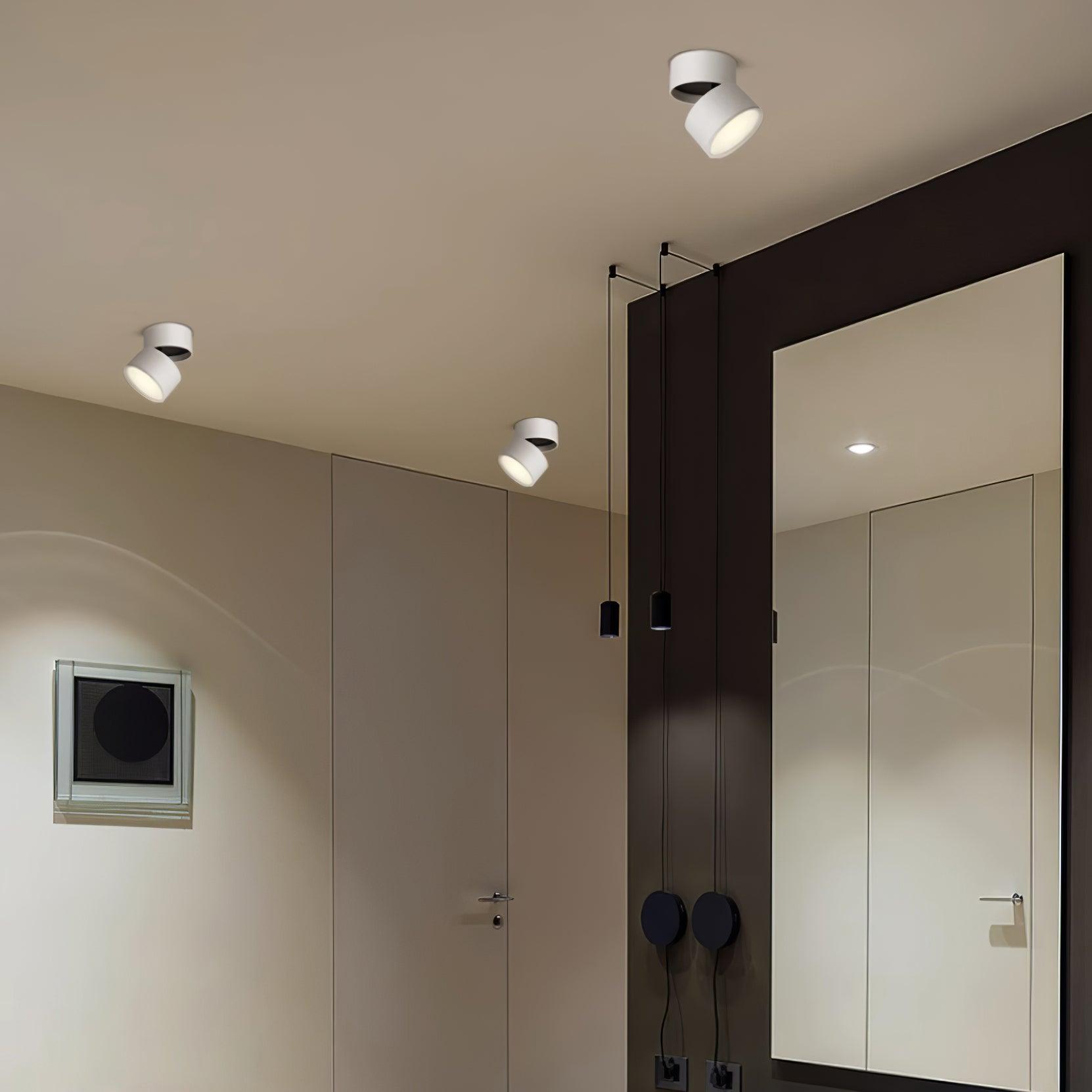 Spot LED Orientable de Plafond Design Scandinave Minimaliste