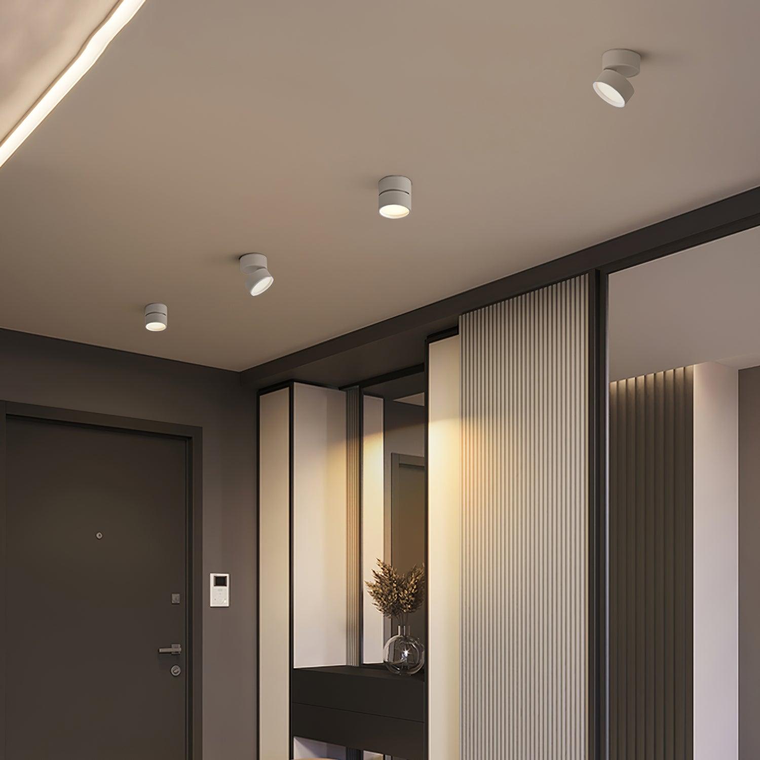 Spot LED Orientable de Plafond Design Scandinave Minimaliste