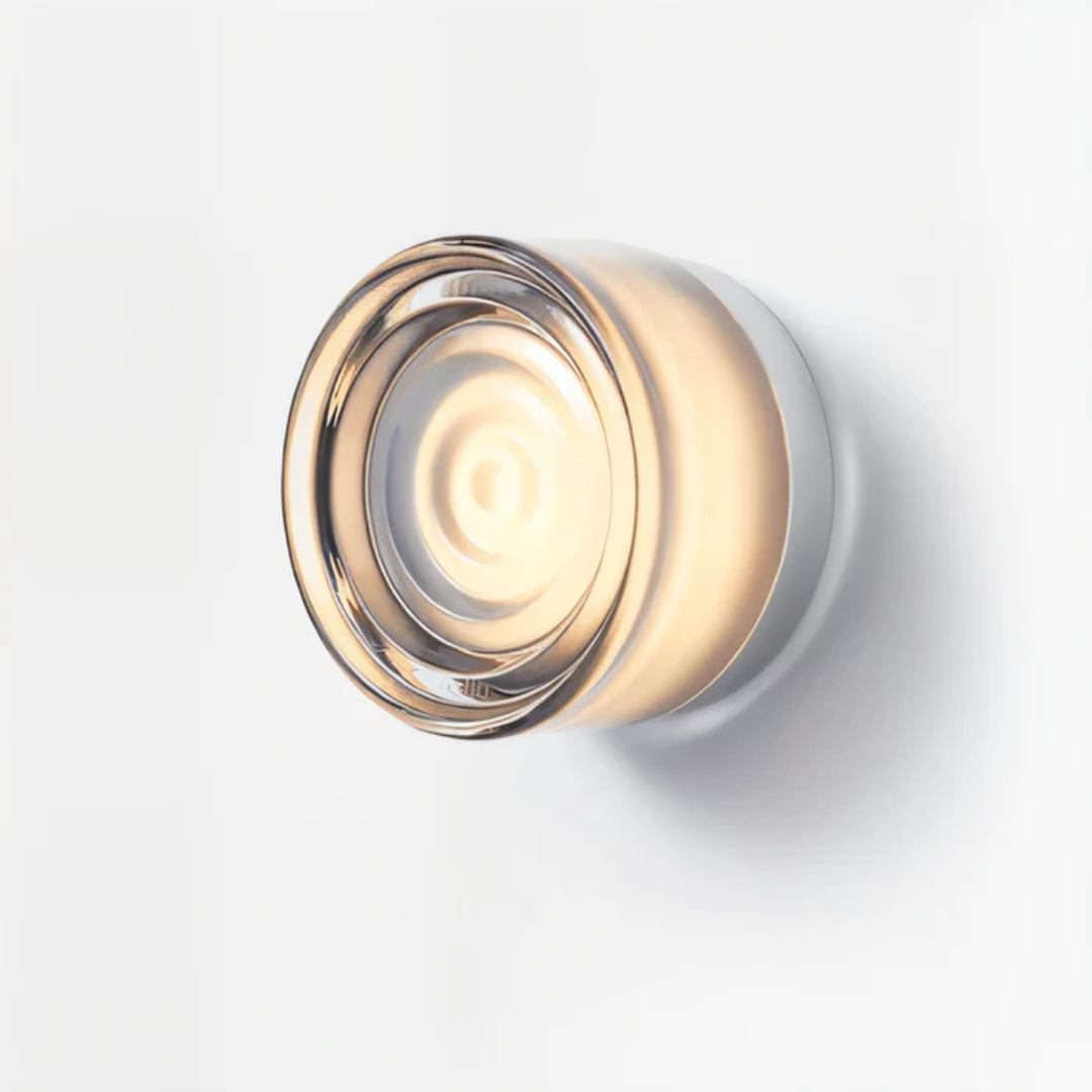 Applique murale – Verre et Fer, Design Scandinave pour Salon ou Chambre