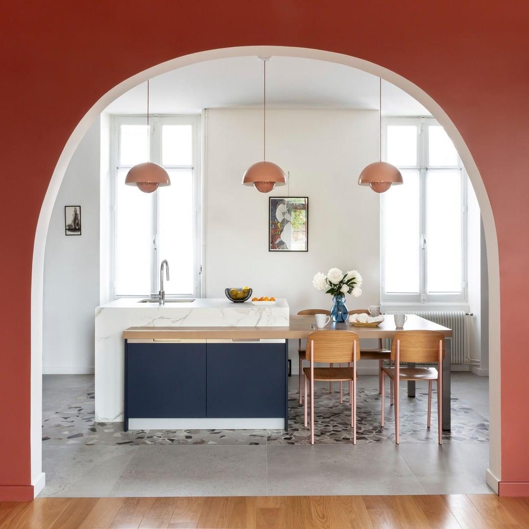 Geometric Aluminum Pendant Light for Modern Kitchen Pendant Lighting – Adjustable Height 2