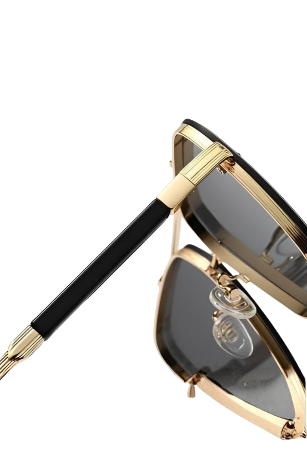 Lunettes de Soleil Aviateur Rétro Monture Dorée et Verres Dégradés UV400