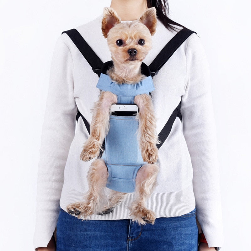 Ergonomic Pet Backpack – Available in 9 Colors, Ideal for Puppies and Small Dogs