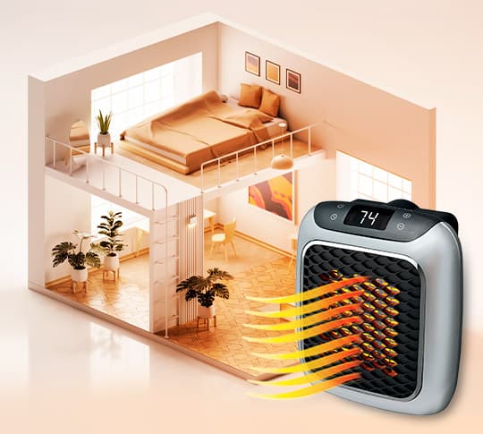 Radiateur Électrique d'Appoint - Chauffage Rapide et Économe en Énergie