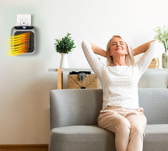 Radiateur Électrique d'Appoint - Chauffage Rapide et Économe en Énergie
