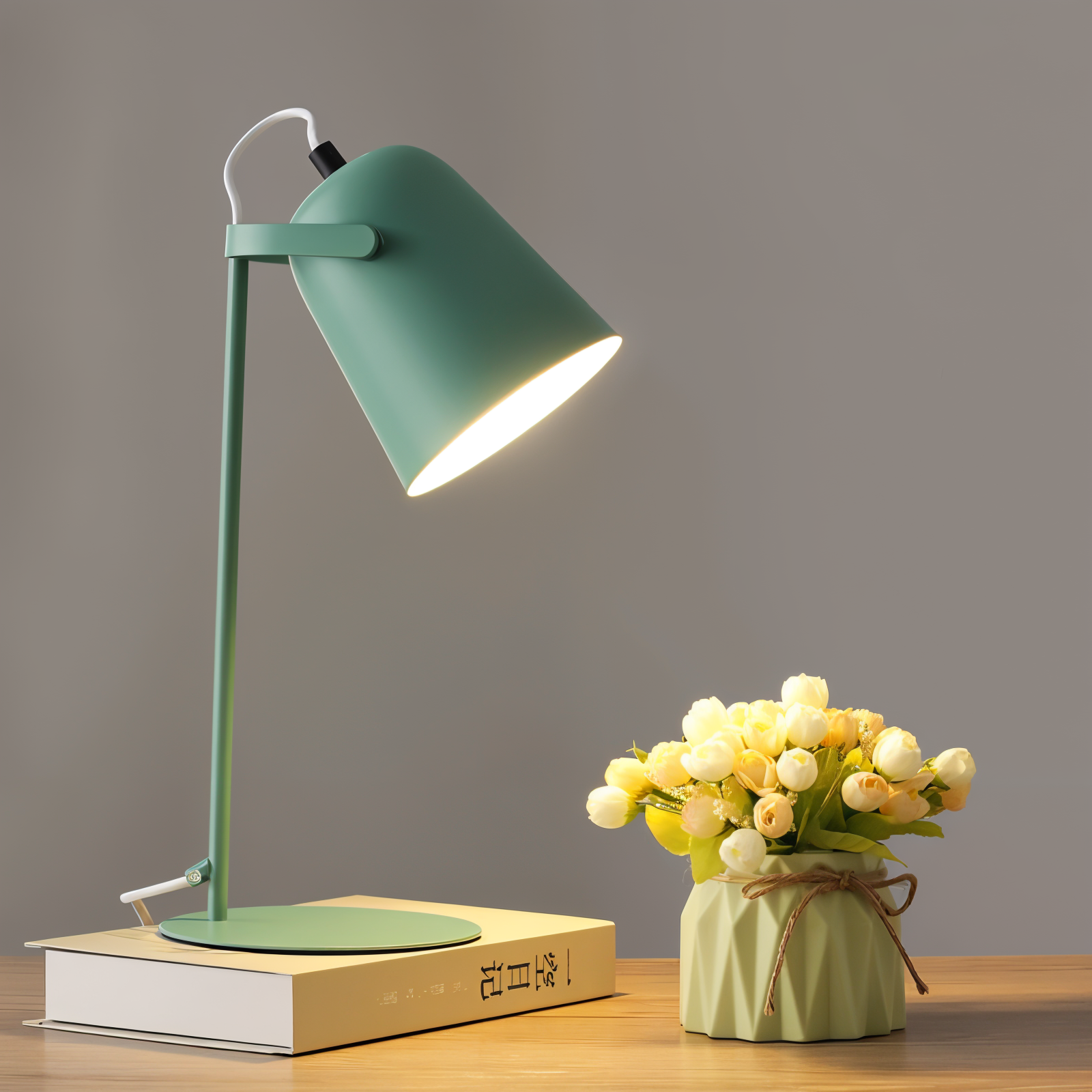 Lampe de Bureau Scandinave Réglable - Design Macaron Coloré