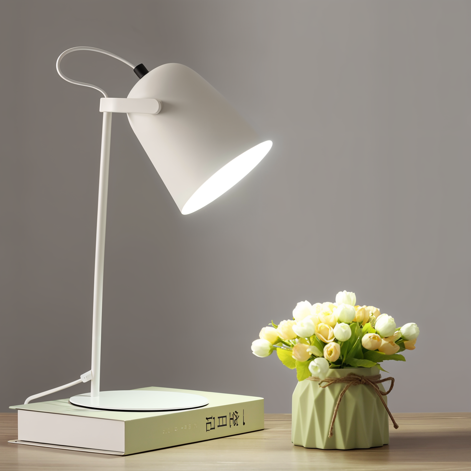 Lampe de Bureau Scandinave Réglable - Design Macaron Coloré