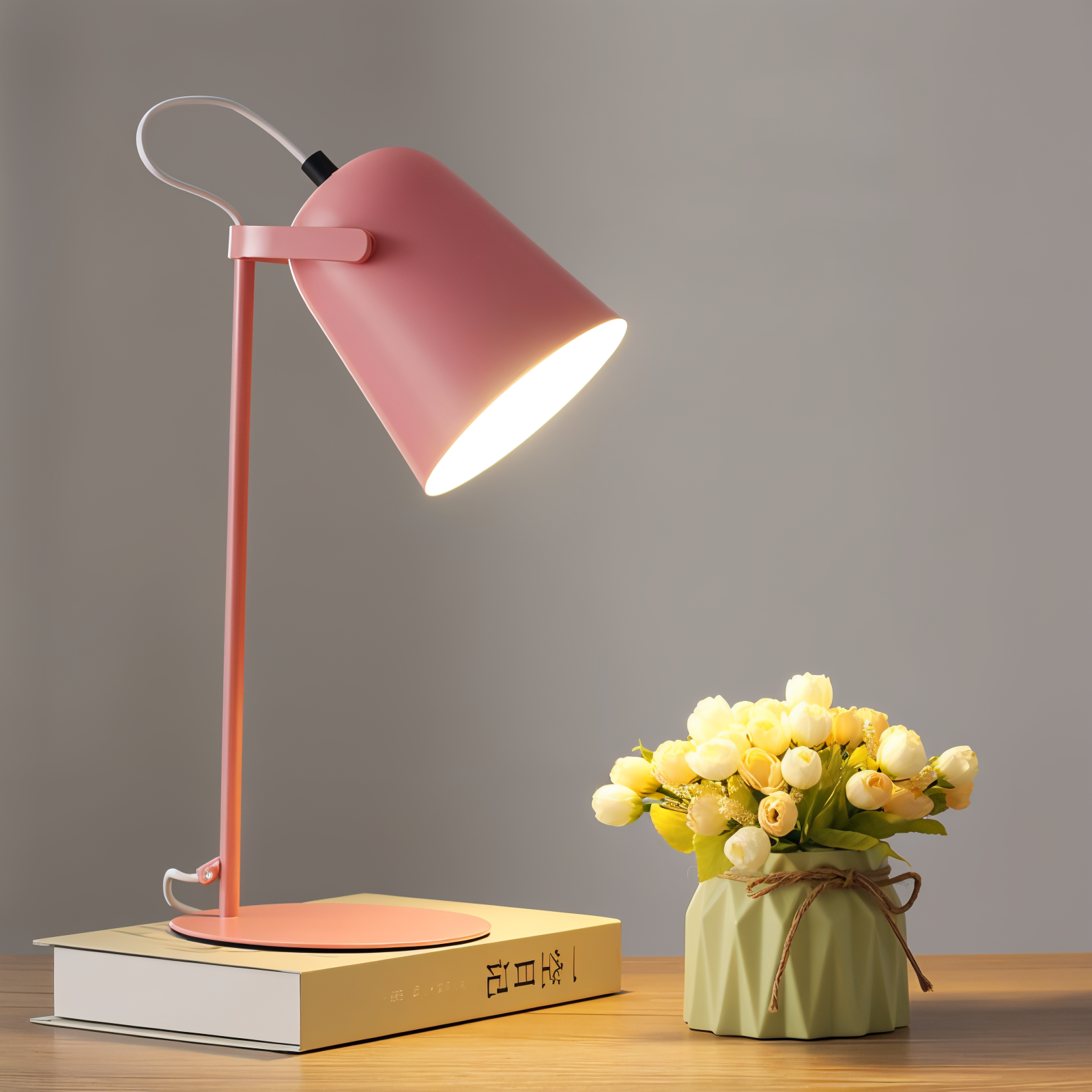 Lampe de Bureau Scandinave Réglable - Design Macaron Coloré
