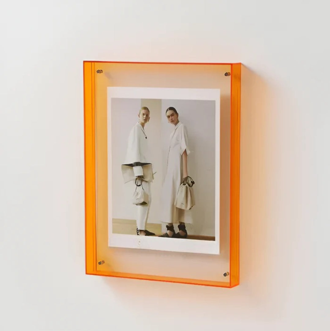 Acrylic Photo Frame – Minimalist Transparent Design for Your Desk or as Wall Decor