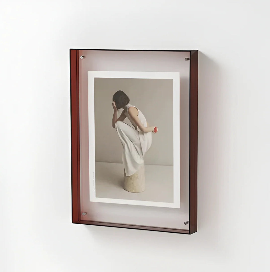 Acrylic Photo Frame – Minimalist Transparent Design for Your Desk or as Wall Decor