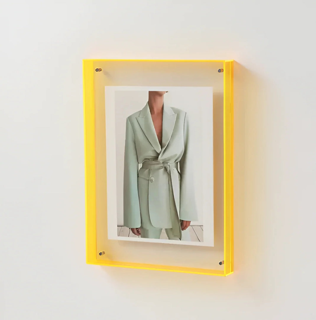 Acrylic Photo Frame – Minimalist Transparent Design for Your Desk or as Wall Decor