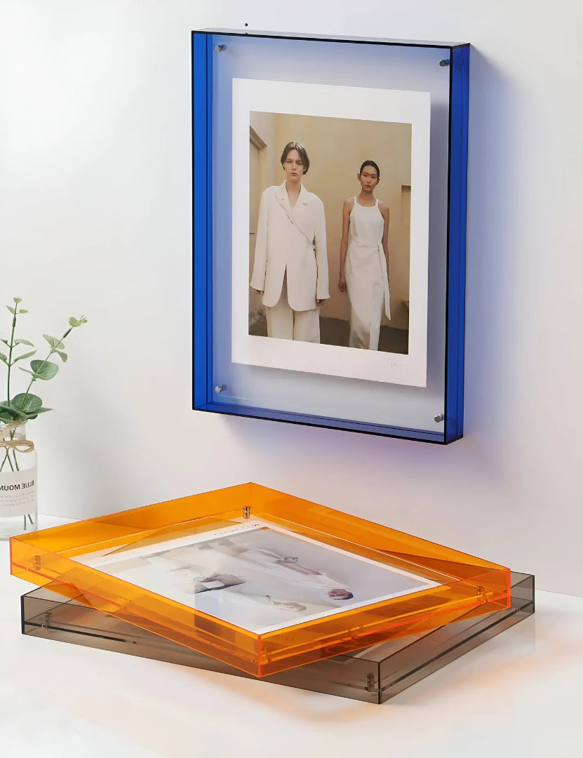 Acrylic Photo Frame – Minimalist Transparent Design for Your Desk or as Wall Decor