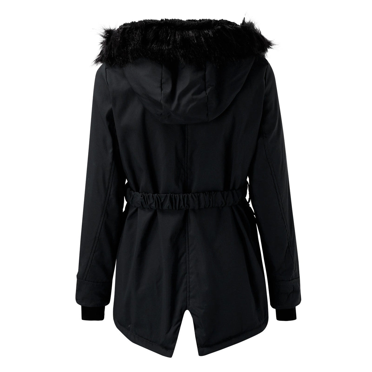 Parka Femme Épaisse à Capuche, Imperméable, Doublure Chaude pour l'Hiver