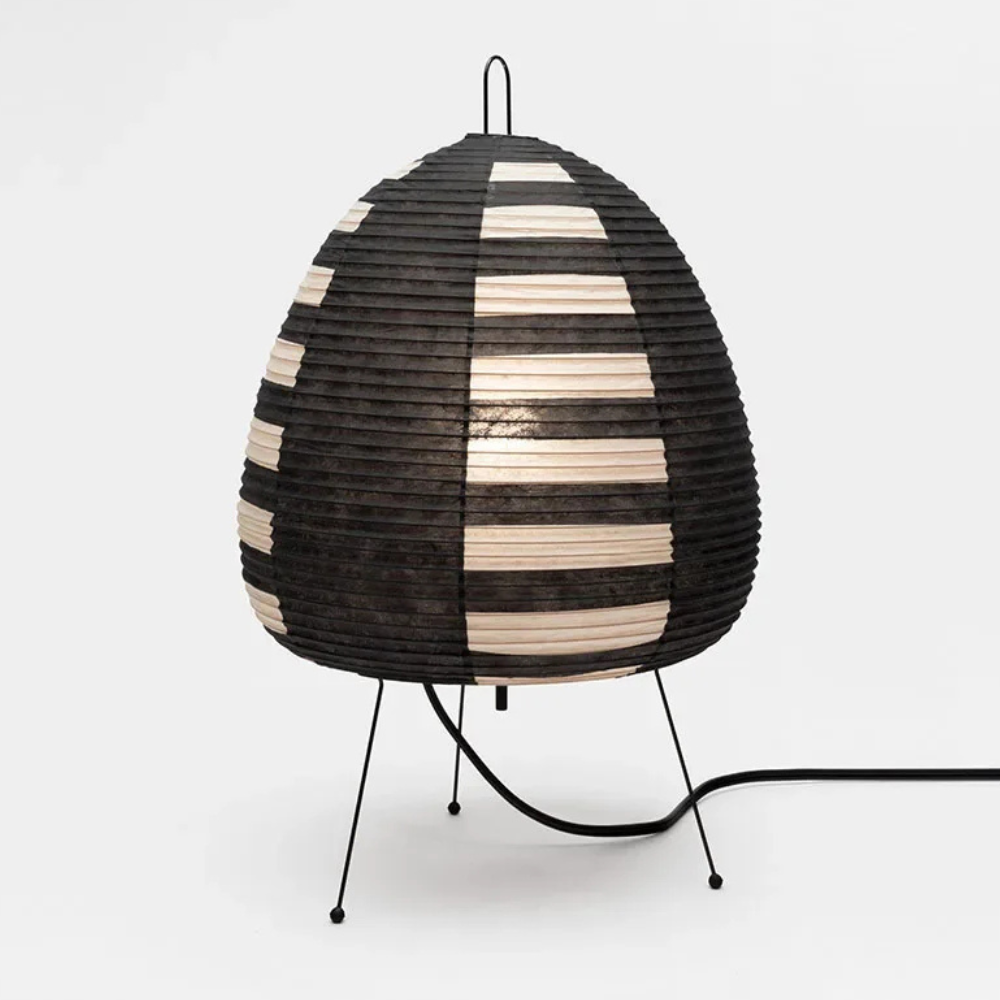 Lampe de Table et Lampadaire en Papier de Riz Wabi-Sabi Japonais