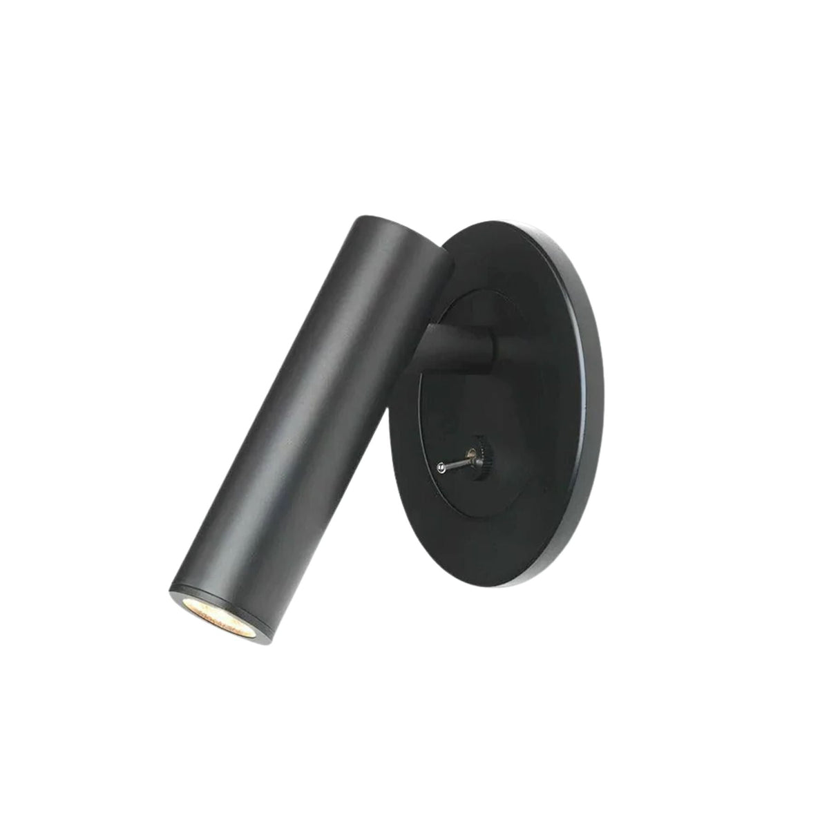 Applique Murale de Lecture Orientable en Métal, Tête Cylindrique LED