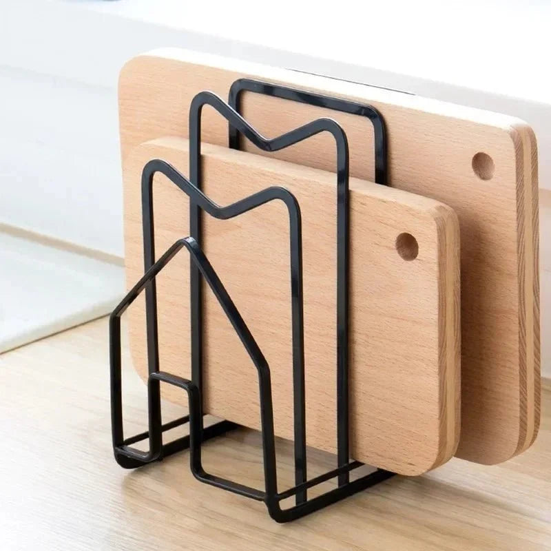 Küchen-Organizer - Mehrschichtiger Topfdeckelhalter Aus Rostfreiem Eisen 0