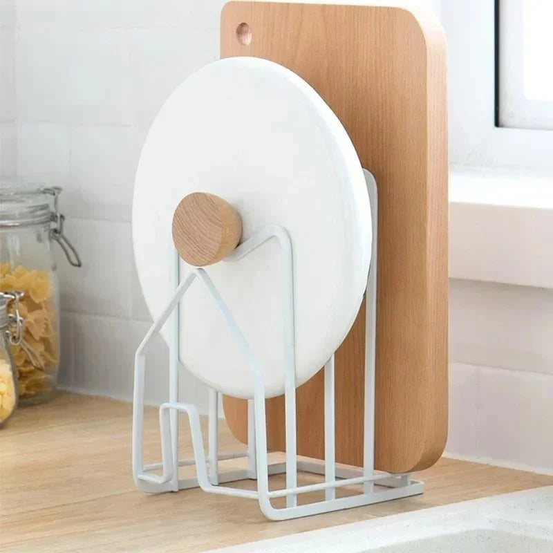 Küchen-Organizer - Mehrschichtiger Topfdeckelhalter Aus Rostfreiem Eisen 2