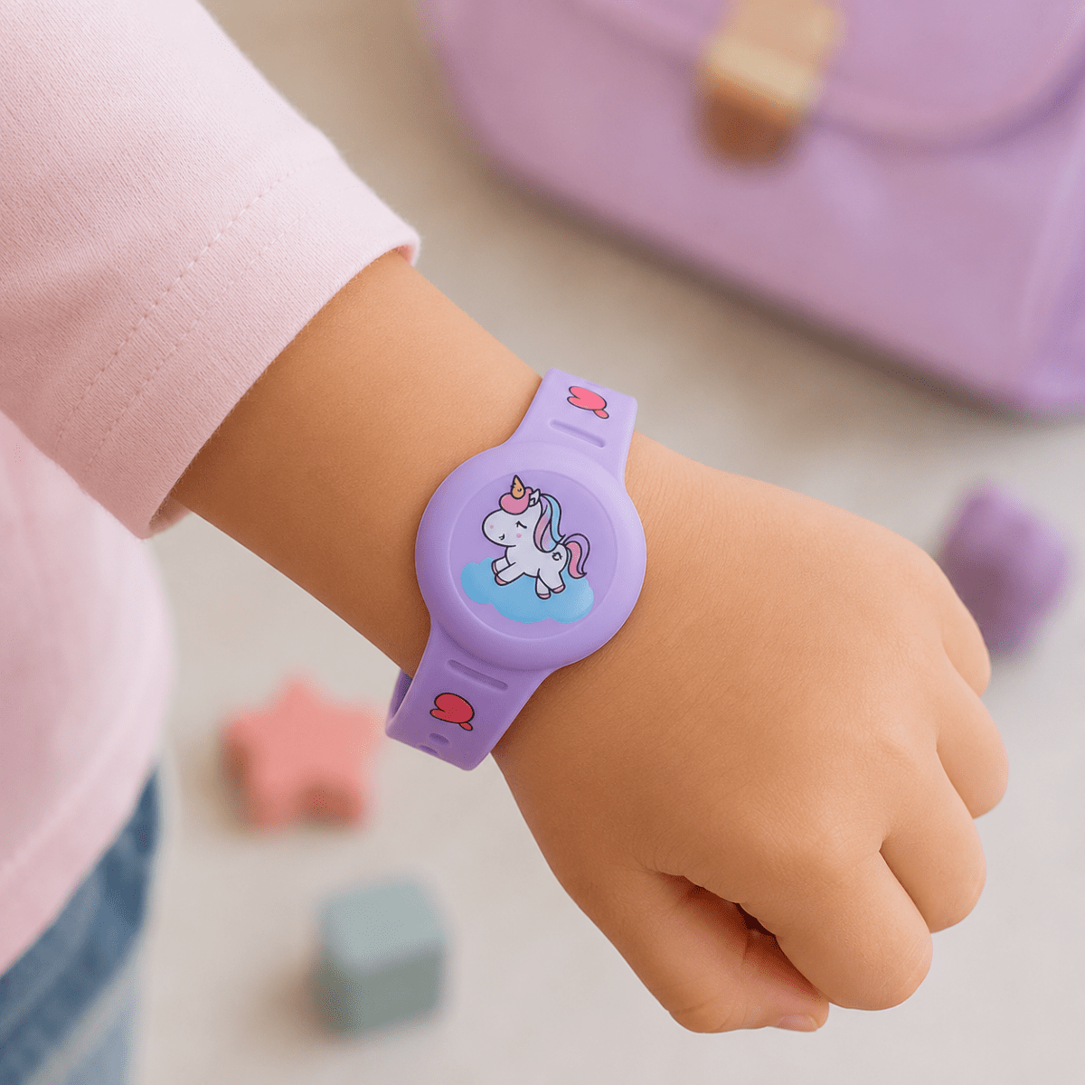 Kleurrijke GPS-armband voor kinderen – Comfortabel en verstelbaar voor school en vrije tijd