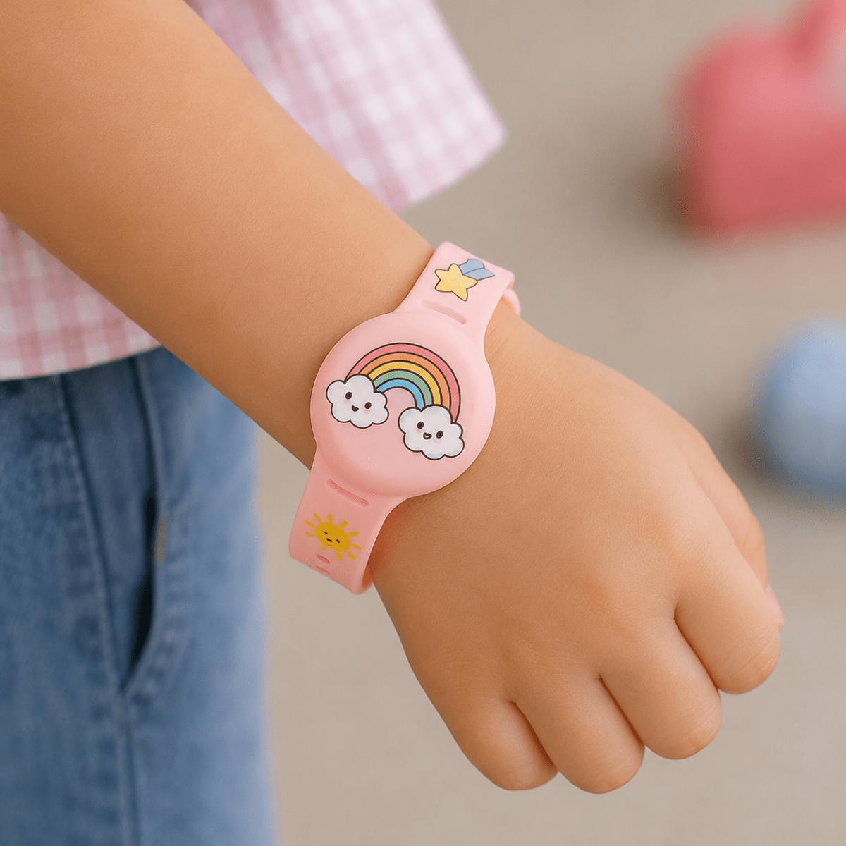 Kleurrijke GPS-armband voor kinderen – Comfortabel en verstelbaar voor school en vrije tijd