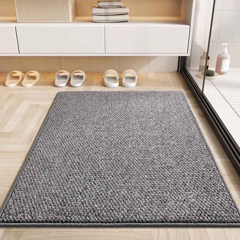 Paillasson d'Entrée Absorbant et Antidérapant - Fibre Haute Absorption 8 mm