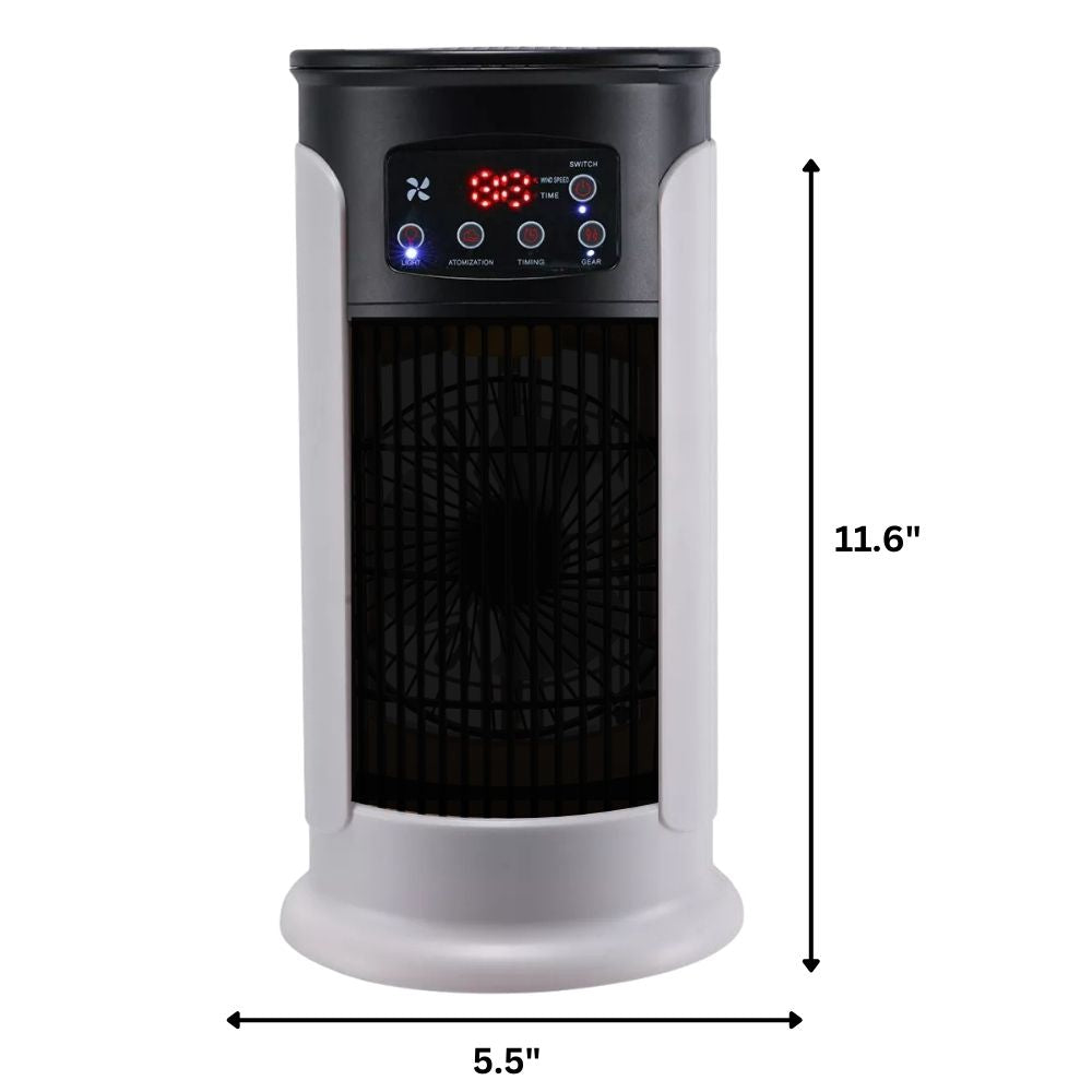 Draagbare airconditioner – Compacte 5-in-1-koeler en luchtbevochtiger voor thuis of op kantoor